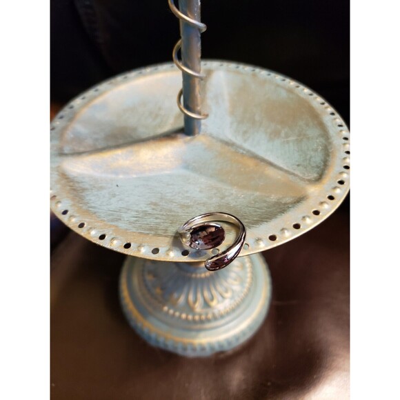 925 Sterling Silver Teardrop Wrap Ring Adjustable VIDEO - Picture 5 of 9